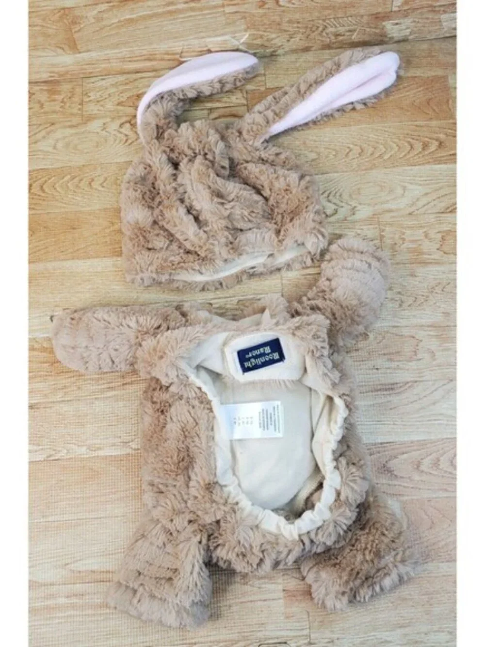 Moonlight Manor Bunny Teddy Bear Walking Front Suit Dog Costume Brown Size Small